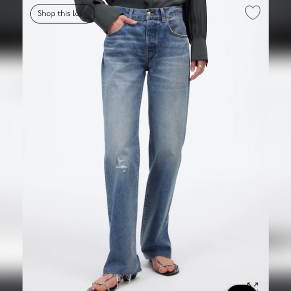 Madewell The Dean Easy Straight Jean - Picture 2 of 8